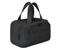 Elouva Toiletry Bag, Large Capacity Wide-Open Travel Cosmetic Bag, Multi-Functional Waterproof Toiletry Organizer (Black)