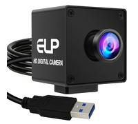 ELP Cámara global de alta velocidad USB 3.0 para computadora, 720P/200 fps, 1080P/120 fps, gran angular de 110 grados, sin distorsión, mini cámara UVC USB 3.0/2.0 para PC, cámaras de quemadura de luz