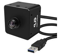 ELP Cámara industrial USB 3.0 de 5 K, cámara web de alta resolución de 20 MP 5120 x 3840, HFOV de 85°, lente sin distorsión, compatible con transmisión de alta velocidad USB3.0/2.0, Plug & Play para