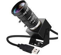 ELP Cámara USB 4K 1080P @ 120 fps de alta velocidad con montaje CS, 5-50 mm, 10 aumentos, objetivo manual de 12 MP, cámara de primeros planos