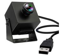 ELP Cámara USB 8K 48MP 6000P Ultra HD USB Webcam con 200 grados gran angular ojo de pez PC Computer Lightburn cámara para grabador láser Plug and Play para escanear documentos reconocimiento facial