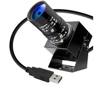 ELP Cámara USB de alta velocidad (1080p@30fps, 720p@60fps, 480p@120fps), zoom manual de 10x, cámara web de seguridad UVC Plug and Play para Lightburn, grabado láser e impresora 3D (Windows, Linux, Mac