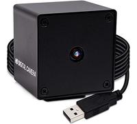 ELP Cámara USB de enfoque automático de 16 MP con carcasa de metal, mini cámara web UVC USB 2.0 4K con lente 68 sin distorsión, sensor IMX298 para vigilancia de PC y hogar