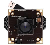 ELP Cámara USB WDR de 3.0 megapíxeles con lente estenopeica de 3.7 mm que adopta sensor Micron AR0331, rango dinámico de hasta 100 dB