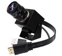 ELP Cámara web HDMI USB 4K de 2,8 a 12 mm, zoom 4X con ajuste manual para computadora, TV, proyector, monitor