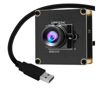 ELP Global Shutter - Módulo de cámara USB 3.0 de gran angular para computadora Mini UVC USB2.0, cámara de PC de alta velocidad HD 200 fps, cámaras Lightburn de 1200P 1200 fps, cámara web AR0234 (lente