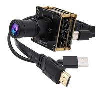 ELP Módulo de cámara HDMI USB 4K para monitor de computadora con zoom digital 2X simultáneo y resolución de 8 MP, ideal para aplicaciones de seguridad y grabador láser