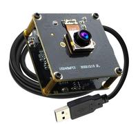 ELP Módulo de cámara USB de gran angular de 48 MP, 200 ms, enfoque automático, placa de cámara web de 100 grados, sin distorsión, cámara de PC, mini UVC, USB2.0, cámara de respaldo UHD, segunda cámara