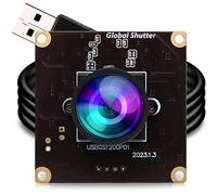 ELP Módulo de cámara USB de gran angular de alta velocidad para computadora 1080P Mini UVC USB 2.0 con lente de 2.1 mm AR0234 de marco alto 90 fps para computadora portátil Raspberry Pi
