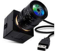 ELP Webcam 1080P gran angular ajustable 2,8-12 mm Vario Lente USB Cámara 480P 100fps Cámara web para Linux/Windows/Android USBFHD01M-SFV (2,8-12 mm)