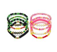 Elphaba Galinda Amistad Pulseras a juego Corona de Brujas Pulseras para Mujeres BFF Parejas Accesorios Wicked Pulsera Regalos de San Valentín para fans Amigos