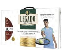 Elpozo maletín paleta de cebo ibérico medias lonchas 15x50g - Edición especial Carlos Alcaraz - Especial para regalo