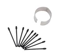 Elprico 10 Puntas de Repuesto para Lápiz óptico, Puntas Conductoras de Alta Sensibilidad Pom con Clip y Caja de Almacenamiento, para Pen2 Pro y Dispositivos de Pantalla Táctil