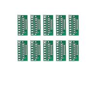 Elprico 10pcs 1.27 Mm 2.0 Mm 2.54 Mm 8 Pin 3 24 Hoyos Tablero de Adaptador, Conector de Módulo Inalámbrico, Compacto y Duradero, Fácil de Instalar, para Módulos Inalámbricos