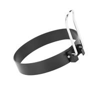 Elprico 2 Moldes Antiadherentes con Forma de Huevo para Freír, Utensilios de Cocina de Acero Inoxidable para Cocinar Huevos Fritos y Panqueques, Aislado, Negro