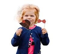 Elprico Accesorios para Fotomatón con Bandera del Reino Unido para Fiesta Nacional Británica Accesorios para Fotos Icónicos del Jubileo de Platino Materiales Respetuosos con el Medio Ambiente 20