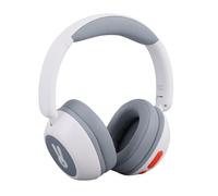 Elprico Auriculares Bluetooth para Niños, Auriculares Inalámbricos con Límite de Volumen de 85 DB, Tiempo de Reproducción de 25 Horas y Luces LED, Diseño Cómodo y Plegable para Viajes de (White)