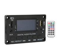 Elprico Bluetooth Audio Decoder Board, Módulo de Audio Ape FLAC WAV WMA MP3 FLAC Formato sin Pérdida Módulo de Tablero de Decodificador, Pantalla LCD Pantalla Multifuncional Car MP3
