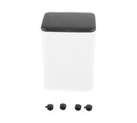 Elprico Bote de Basura de Altura Ajustable 20L 5.3Gal con Cubo Interior Desmontable para Cocina Baño Sala de Estar Blanco