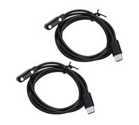 Elprico Cable de Carga para Grabadora de Voz AI Tipo C, Cargador Magnético Confiable de 2 Uds para Grabadora de Voz TicNote AI, Uso Portátil de 1m
