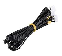 Elprico Cable del Conector del Motor del Eje Z Doble, Material ABS, Longitud de 7.87 Pies, Negro, Compatible con CR-10/CR-10S/CR-10X/CR-10PRO