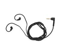 Elprico Cable IEM, Cable de Auricular de 1.2m de Largo, 2 Pin OFC 3.5 Mm de Macho a Cable de Auriculares QDC, en el Cable de Monitor de Oído para el Músico de Audiófilos Adecuados para