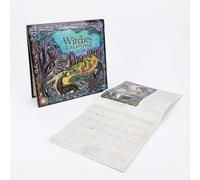 Elprico Calendario de Brujas 2026, Agenda Astrológica de Pared con Rituales de Hechizos y Fases Lunares, para Decoración de Paredes del Hogar