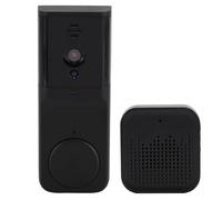 Elprico Cámara con Timbre con Vídeo, Conversación Bidireccional, Visión Amplia de 130°, Detección de Movimiento PIR, Almacenamiento en la Nube, Resistente Al Agua IP65, Cámara con