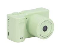 Elprico Cámara Digital 4K, Cámara Digital Trasera Delantera con Zoom 1080P 8X, Cámaras Duales para Grabación de Vídeo en Fotografía (Green)