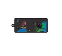 Elprico Cámara Digital con Llavero, Mini Cámara, Vídeo 1080P, Pequeña Digital Retro con Pantalla de 0,96 Pulgadas, 5 Filtros Retro, Gran Angular de 130° para Viajes, (Black)