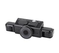 Elprico Camón de Tablero de 4 Canales Delantera y Trasera Dentro de la Izquierda a la Derecha, Cámara de Tablero para Automóviles, Incluida Tarjeta de 64 GB, Control WiFi y