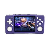 Elprico Consola de Juego de Mano, Pantalla HD de 3.5 Pulgadas Retro Gaming Console Games Classic con Múltiples Emuladores, 4000 MAh Batería Recargable Player Video de Bolsillo (Azul índigo)