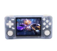 Elprico Consola de Juego de Mano, Pantalla HD de 3.5 Pulgadas Retro Gaming Console Games Classic con Múltiples Emuladores, 4000 MAh Batería Recargable Player Video de Bolsillo (Blue)