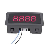 Elprico Contador Digital LED de CC con Pantalla de 4 Dígitos, Luz LED Brillante para Equipos de Automatización, Función 0-9999 Más/menos (rojo)