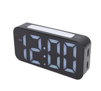 Elprico Despertador Vibratorio, Reloj Digital Fuerte con Pantalla de 7.4 Pulgadas y Luz Nocturna RGB para Durmientes Pesados, Discapacidad Auditiva