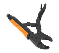 Elprico Dientes de Bloqueo de Alto Rendimiento con Dientes Endurecidos, Ergonómico, para Sujetar y Girar Objetos Planos, Silicona y Material de Acero Al Carbono (10 pulgadas)