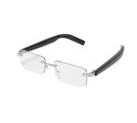 Elprico Gafas de Traductor Inteligentes, Traducción de IA en Tiempo Real en 144 Idiomas, Lentes de Audio Bluetooth 5.3 con Lentes de Luz Anti Azul para Música y Llamadas