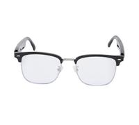 Elprico Gafas Inteligentes de IA, Gafas de Traducción Bluetooth 5.3 con 144 Lenguaje, Lentes de Filtrado de Luz Azul, Control de Táctil Gafas Inteligentes Multifuncionales para Hombres,