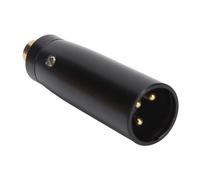 Elprico Gold Que Sigue una Ceniza de Caja de Cambios de Adaptador XLR para Cables de Mezclador de Guitarra,