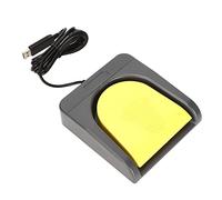 Elprico Interruptor de Pie USB, Controlador Midi de un Pedal USB el Pedal Mecánico para Juegos Admite la Función Midi para el Control Multimedia