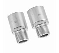 Elprico Juego de Extensores de Pedal de Bicicleta de 1 par de Espaciadores de Acero Resistentes Que Reducen el Roce para Entusiastas de la Bicicleta de Carretera 17mm