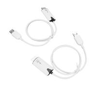 Elprico Kit de Extensor de Interfaz Multimedia HD Inalámbrico, Transmisor y Receptor de 60Hz 1080p, Adaptador de 5G Enchufar y Reproducir para Transmitir a la Televisión