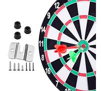 Elprico Kit de Soporte de Montaje para Diana, Soporte para Colgar en la Pared Confiable, Dardo Acrílico para Sala de Juegos en Casa (Color de la Foto)