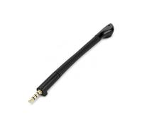 Elprico Micrófono de Repuesto para Auriculares para Juegos, Plug Play Ajustable de 3,5 Mm, Conector Chapado en Oro, Cancelación de Ruido, Cuello de Cisne Flexible, PVC, para ROG Delta
