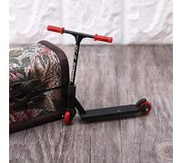 Elprico Mini Kit de Scooter de Dedo de Aleación Juego de Juguetes de Dedo de Actividad Sensorial Interactiva para Mejorar la Coordinación Mano-Ojo de los Niños Aplicable para Niños (White)