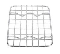 Elprico Mini Rejilla de Enfriamiento, Rejilla de Alambre para Hornear de Acero Inoxidable de 4,5 X 3,9 Pulgadas con Diseño de para Asar y Secar, Apta para Horno (11,5x10x1,5cm)