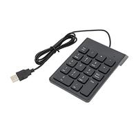 Elprico Mini Teclado Numérico USB Portátil, 18 Claves Tranquilas y Cómodas para el Cuaderno de Escritorio de PC con un Conveniente Diseño de Plug and Play, Fácil de Instalar, Ideal para
