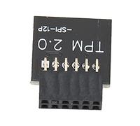 Elprico Módulo de cifrado TPM 2.0 Placa base del módulo de seguridad de PC de 12 pines compatible con 11 2.0