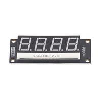 Elprico Módulo de Modo Digital LED para el Reloj con una Estructura Estable, Reproducción Simple y Plug -nd, Segmento de 4 bit 7, 0.56 Pulgadas (MRA172B Azul)