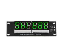 Elprico Módulo de Pantalla Digital LED Salida Alta 6 Bit 7 Segmento TM1637 Pantalla de Ciclo de Reloj LED para Automatización de Inicio Luz Verde